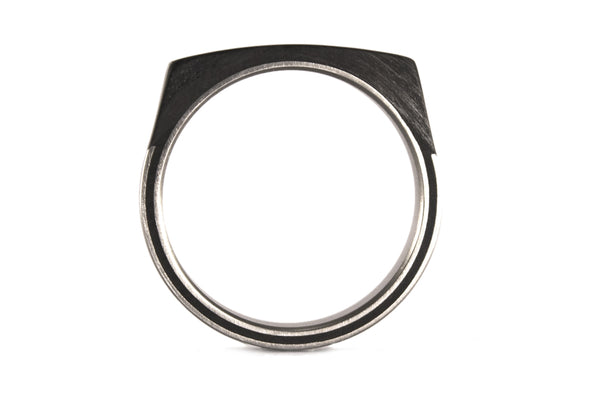 Titanium and carbon fiber ring (00321_4N)