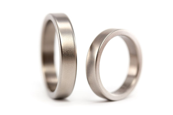 Matte titanium wedding bands (00002_4N4N)