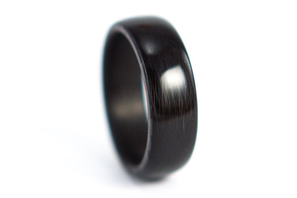 Glossy carbon fiber ring (00106_7N)