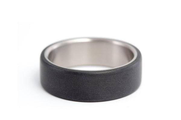 Titanium and graphite ring (01300_7N)