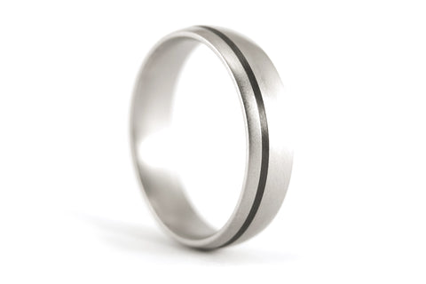 Titanium and carbon fiber ring (00301_7N)
