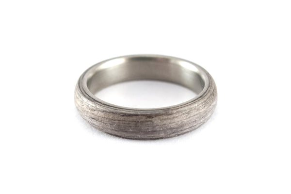 Titanium and bentwood ring (00506_4N)