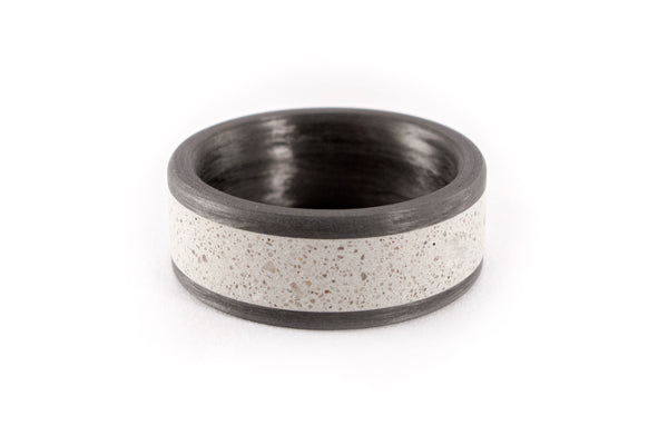 Set of Concrete and carbon fiber rings (01000_7N7N)