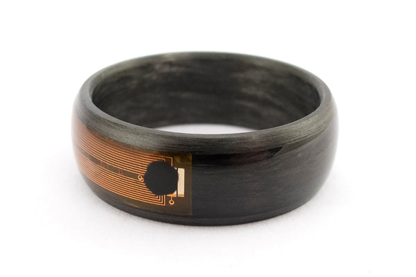 NFC Smart Ring with carbon fiber (04906_8N)