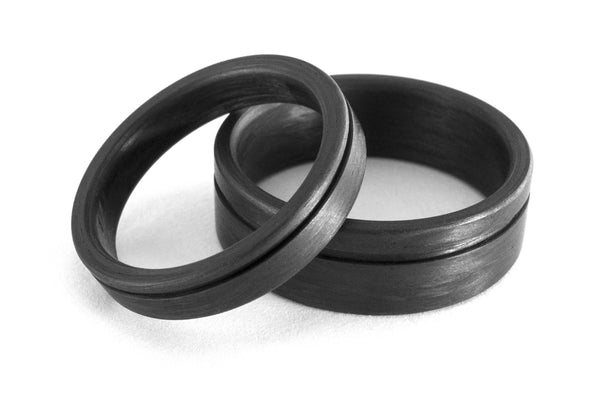 Carbon fiber wedding bands (00109_4N7N)