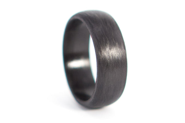 Carbon fiber wedding bands with Swarovski (00100_4S1_7N)